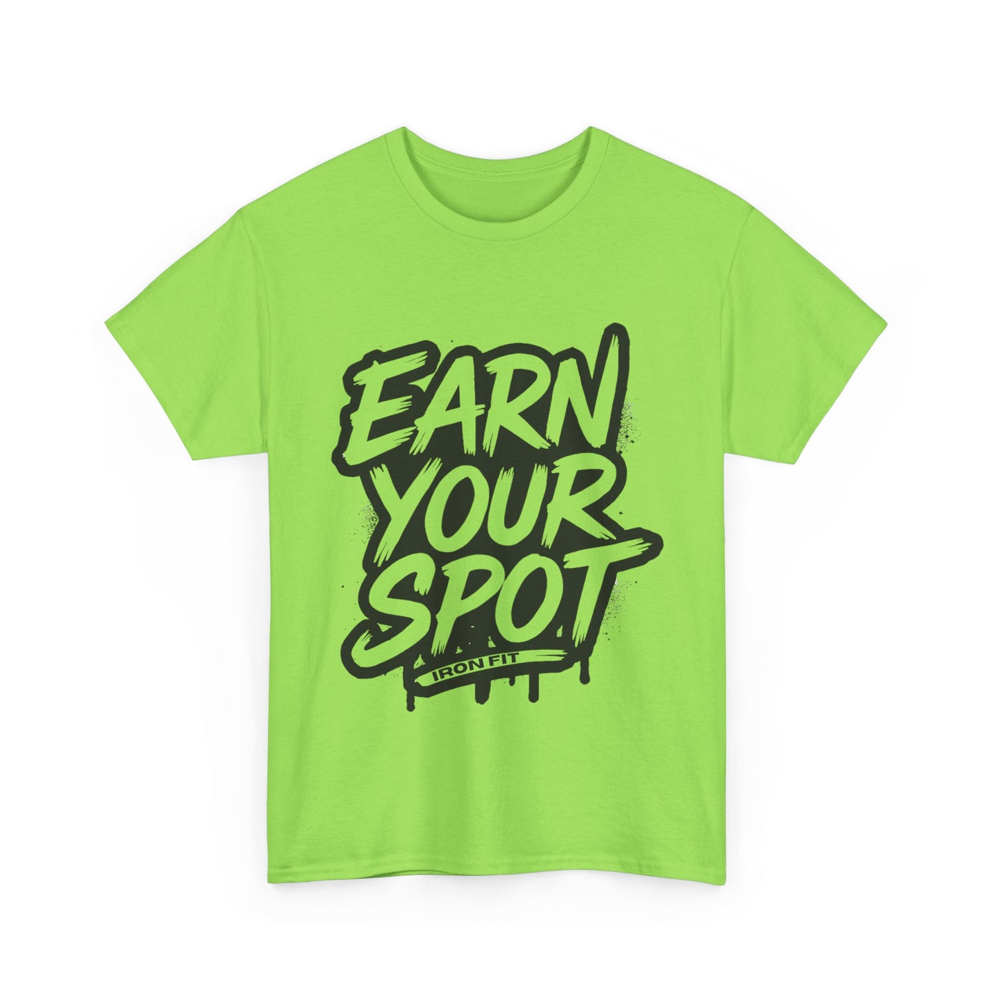 Adult Cotton Tee Iron Fit “Earn Your Spot” Edition