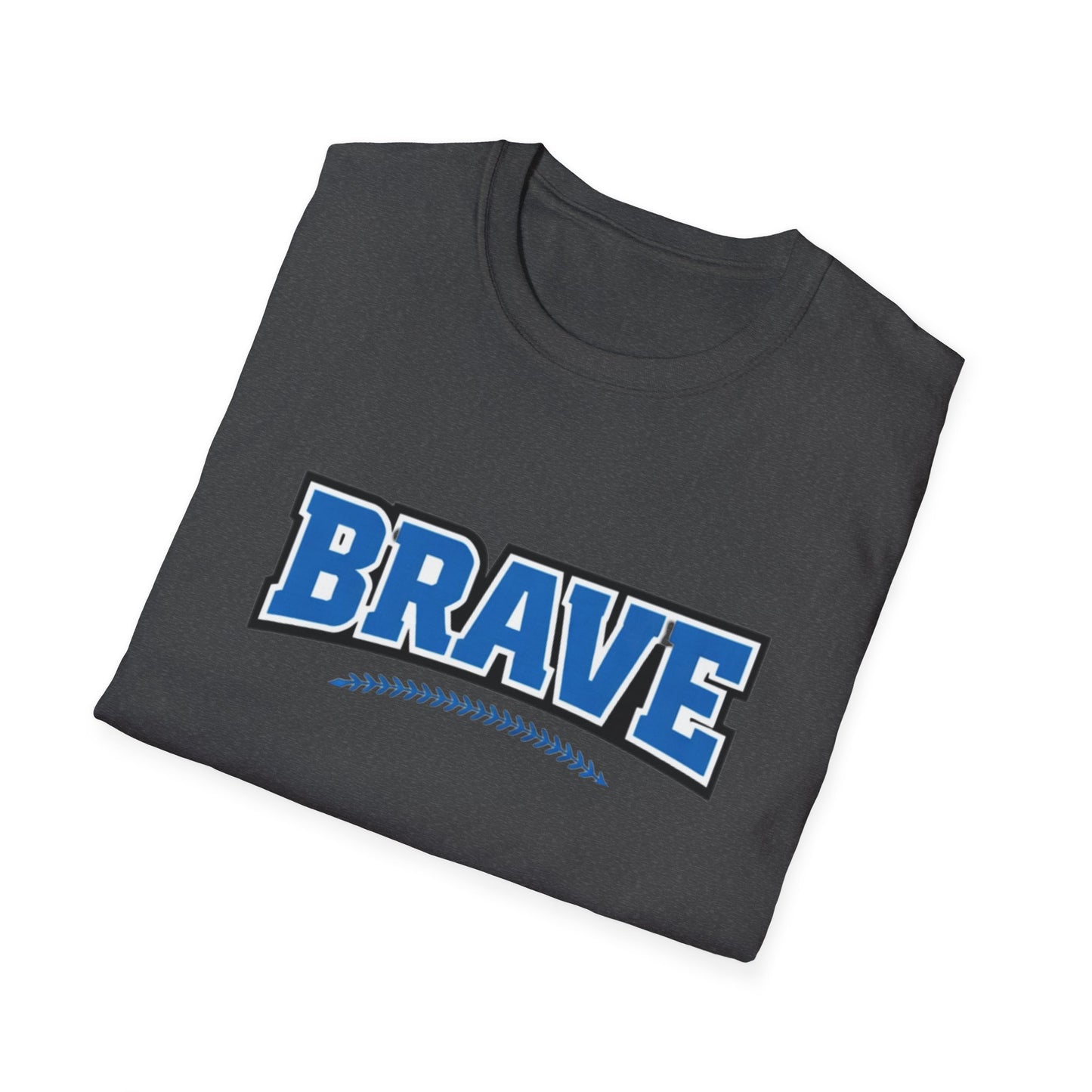 Brave Baseball Graphic T-Shirt — Bold Team Spirit Tee