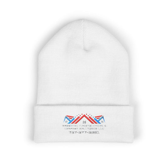 Embroidered Tribal Chevron Cuffed Beanie