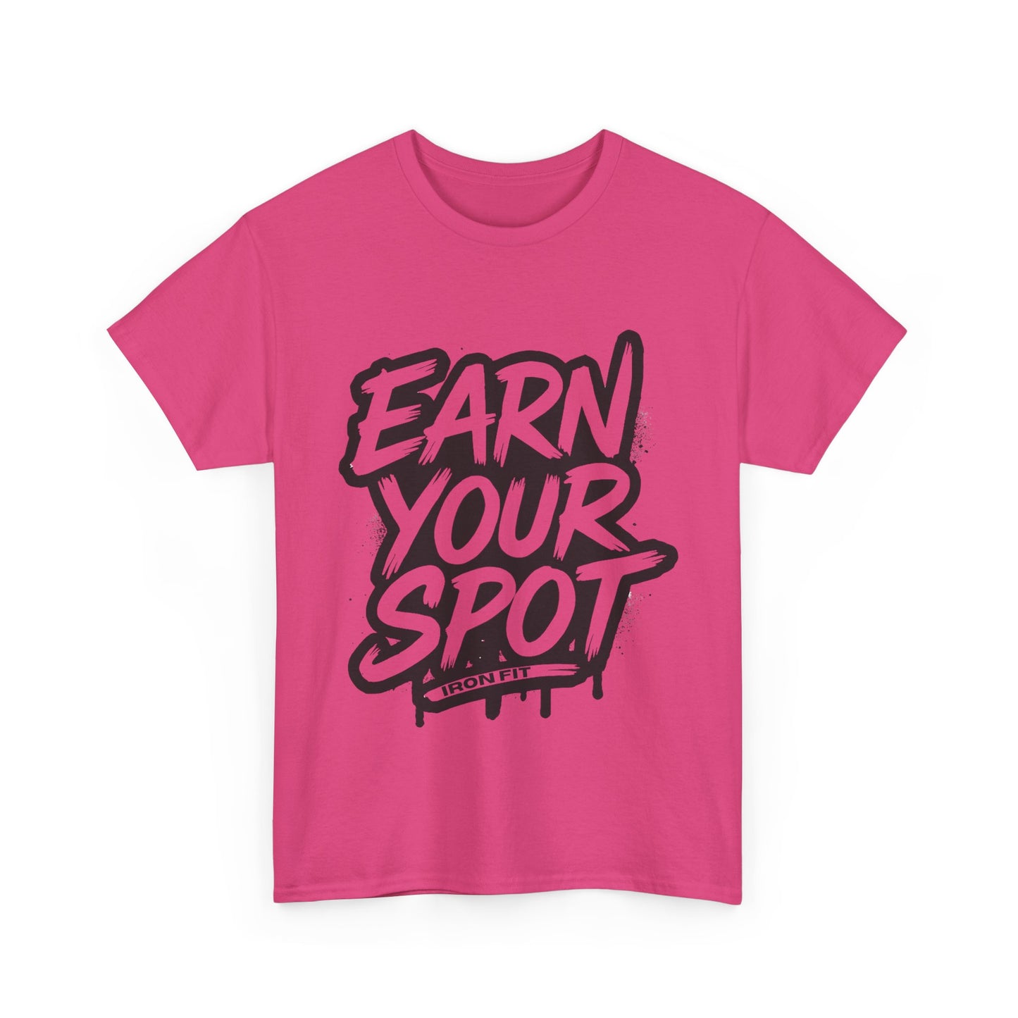 Adult Cotton Tee Iron Fit “Earn Your Spot” Edition