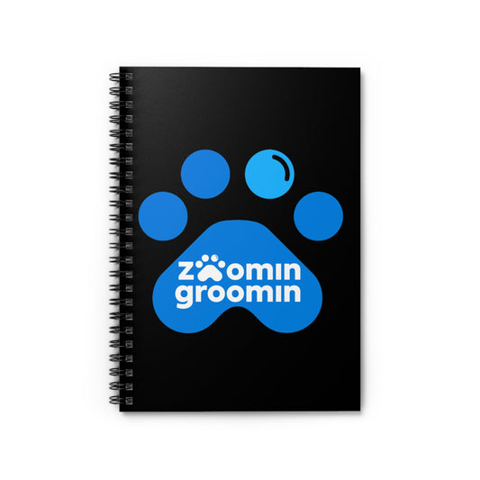 Zoomin Groomin Spiral Notebook - Perfect for Dog Lovers, Journaling, Note Taking, Gifts, and Personal Use