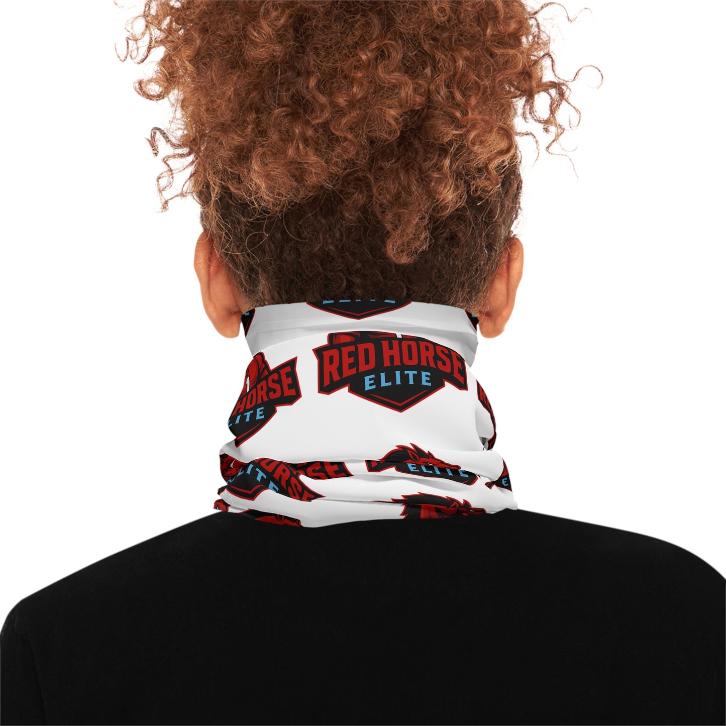 Red Horse Elite Logo Neck Gaiter — Midweight Face Shield