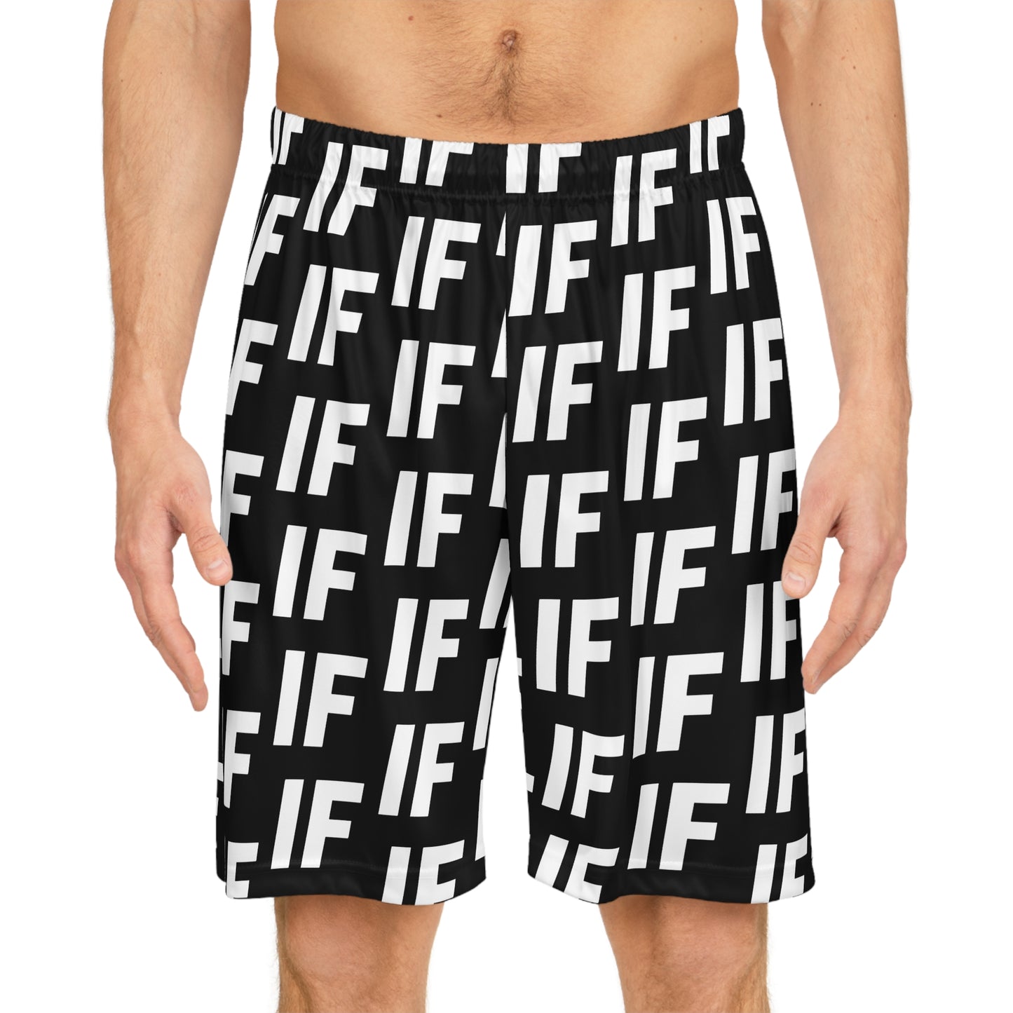 Adult Bold Statement Basketball Shorts, Sportswear, Athletic Shorts, Gym Apparel, Summer Fashion