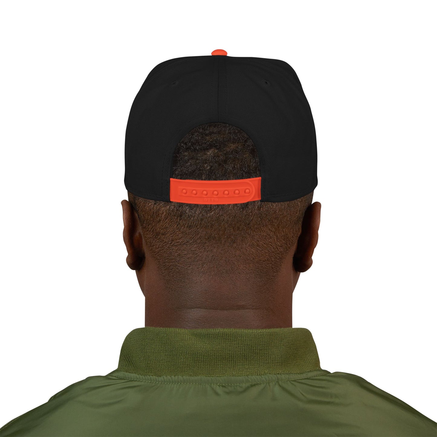 Embroidered 'NK' Snapback Hat — Two-Tone Streetwear Cap