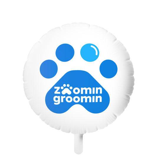 Reusable Pet-Themed Mylar Helium Balloon, Animal Party Decoration, Dog Birthday Balloon, Fun Pet Celebration Balloon, Cute Paw Print Balloon