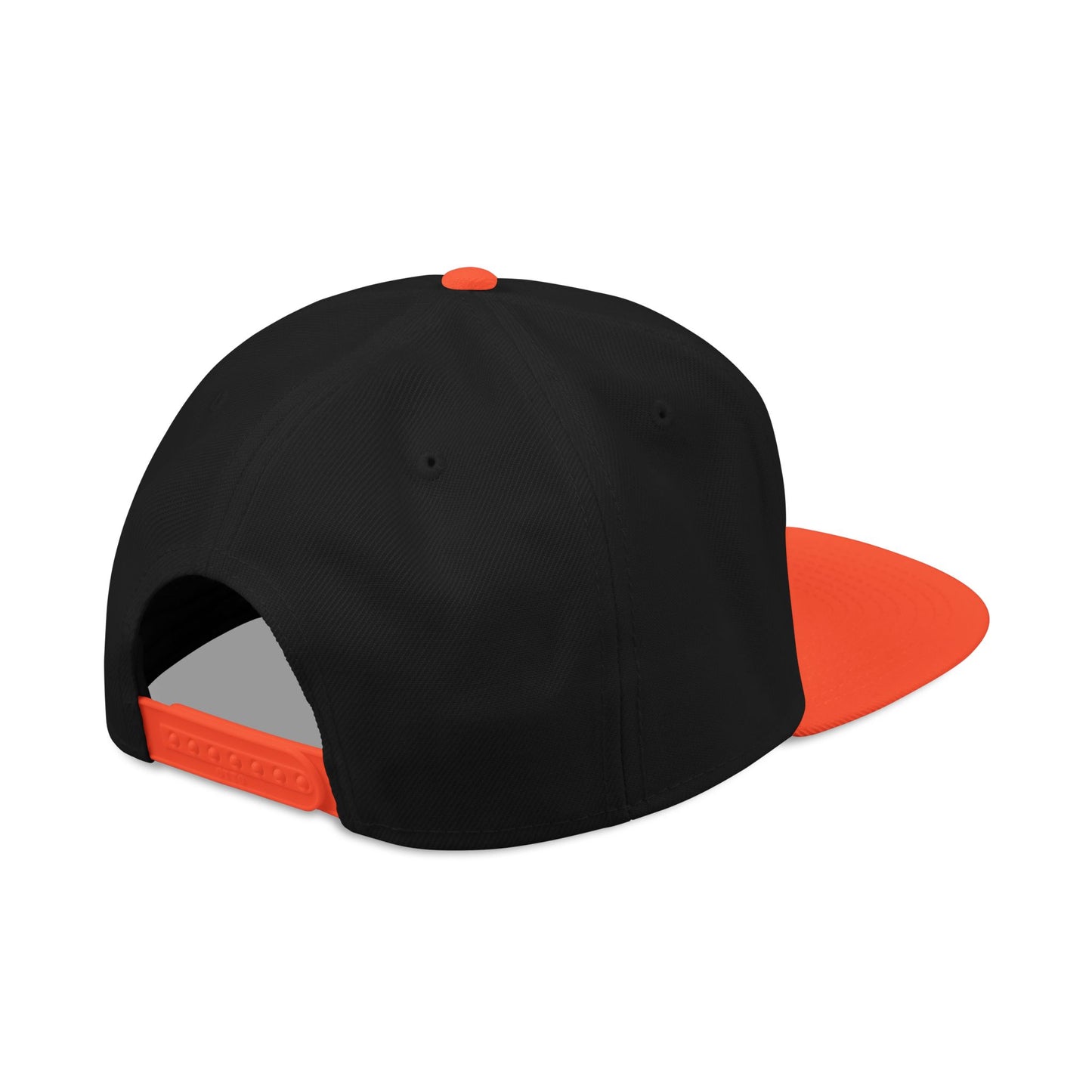 Embroidered 'NK' Snapback Hat — Two-Tone Streetwear Cap