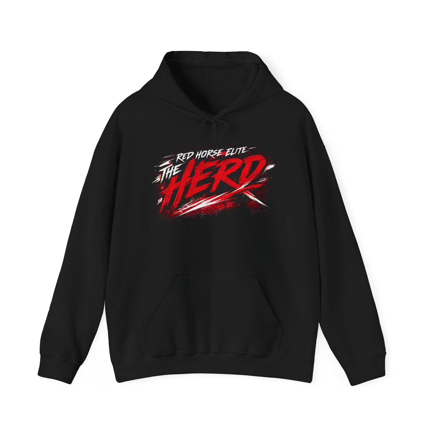The Herd Hoodie – Red Horse Elite Graphic Hooded Sweatshirt