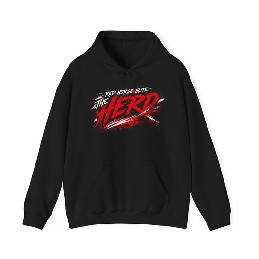 The Herd Hoodie – Red Horse Elite Graphic Hooded Sweatshirt