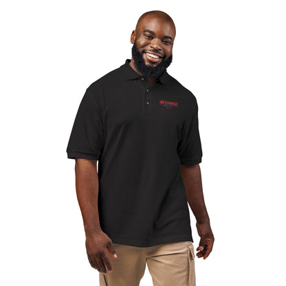 Embroidered Red Horse Elite Polo Shirt