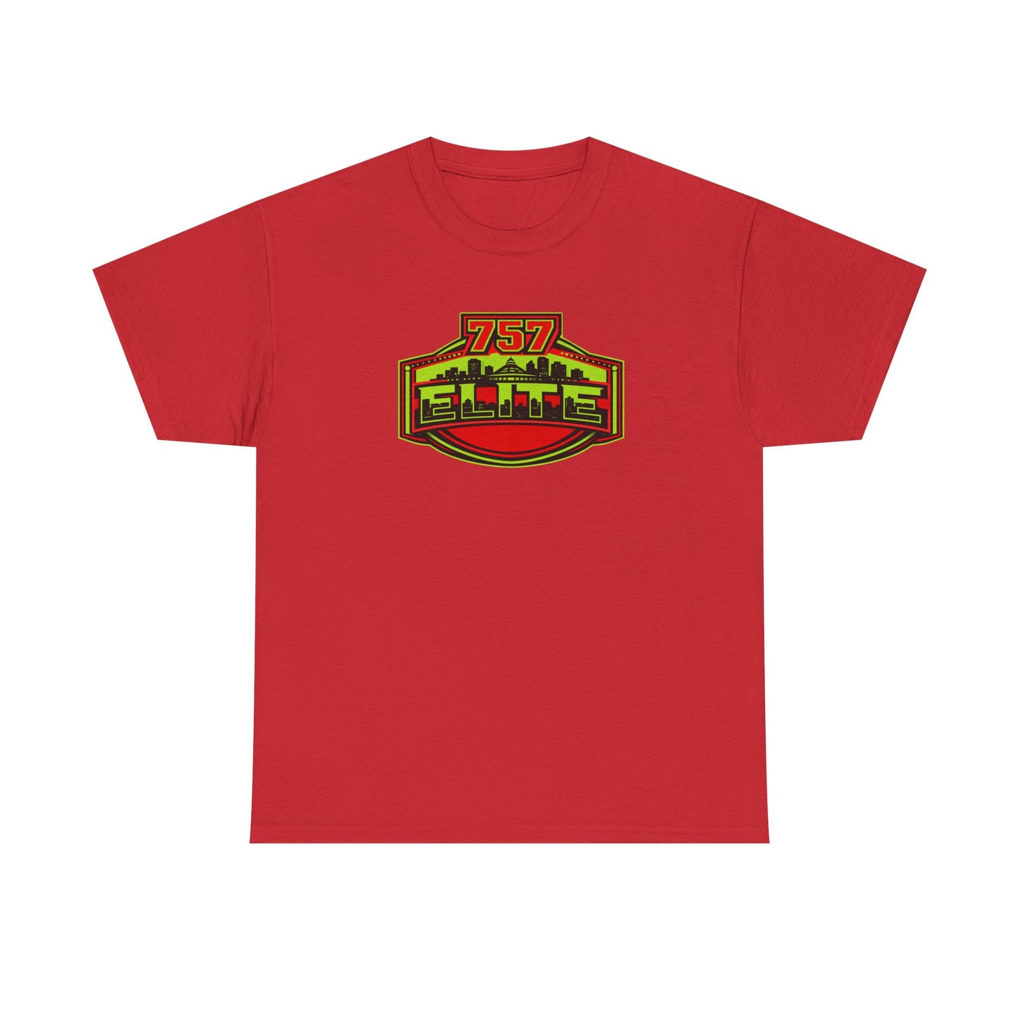 757 Elite Logo T-Shirt — Vintage City Skyline Graphic Tee