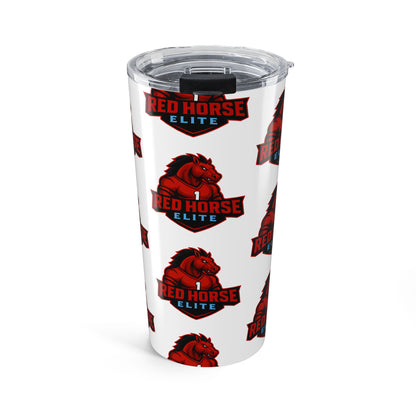 Red Horse Elite 20oz Tumbler – Insulated Travel Cup with Bold Red Stallion Logo