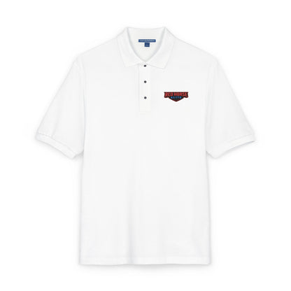 Embroidered Red Horse Elite Polo Shirt