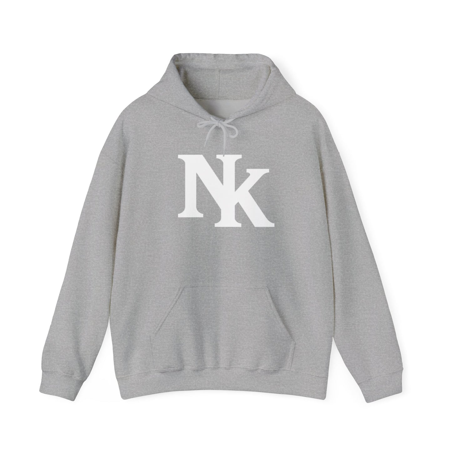 NK Monogram Hoodie – Classic Letterman-Style Logo Pullover