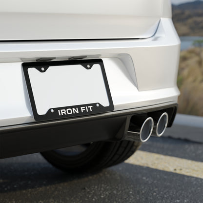 Iron Fit Metal License Plate Frame