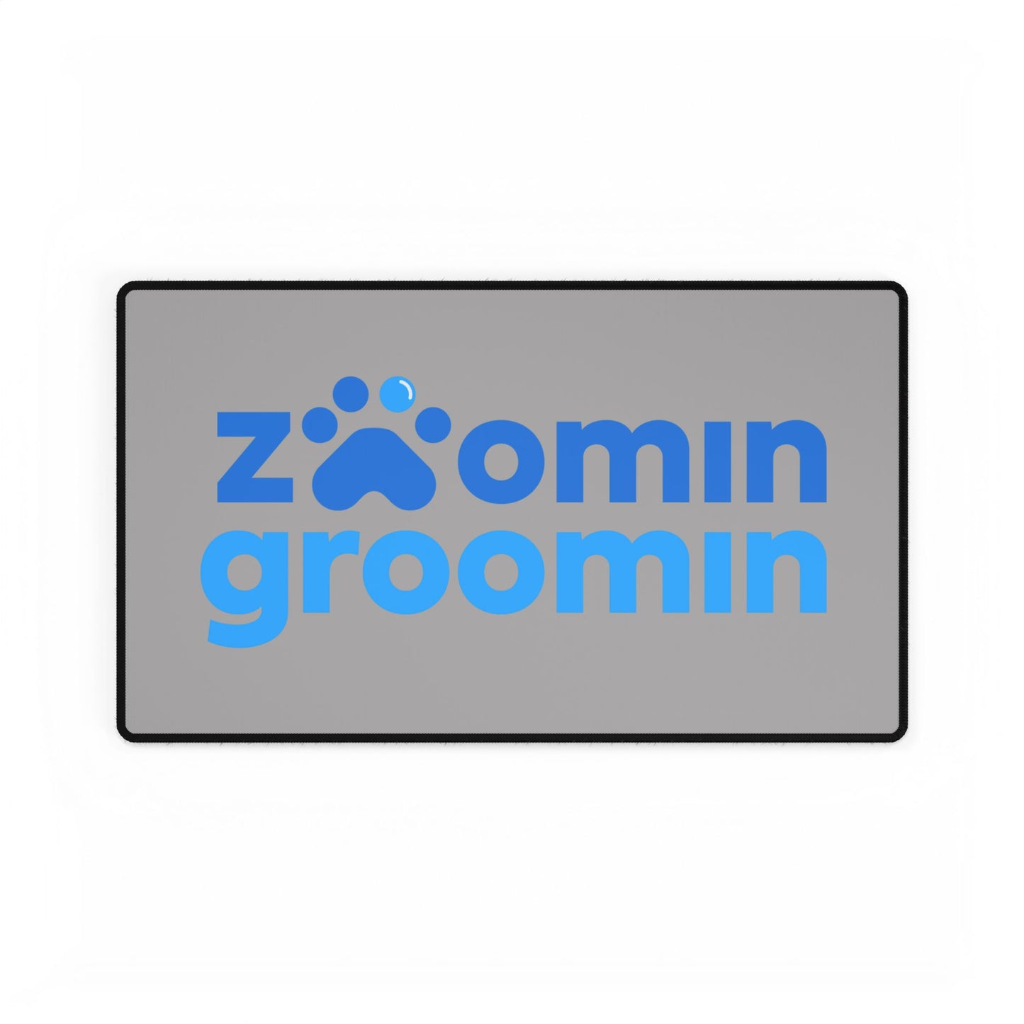 Zoomin Groomin Desk Mat - Pet Lover Decor, Functional Workspace Accessory, Gift for Dog Owners, Home Office Essentials, Stylish Mat