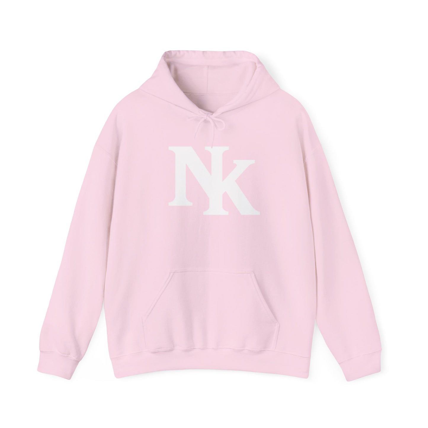 NK Monogram Hoodie – Classic Letterman-Style Logo Pullover