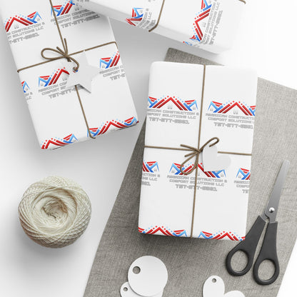 Patriotic Union Jack Accent Wrapping Paper Roll