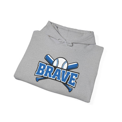 Brave Baseball Hoodie –  Team Spirit Pullover