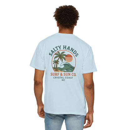 Salty Hands Surf & Sun T-Shirt — Crystal Coast Graphic Tee