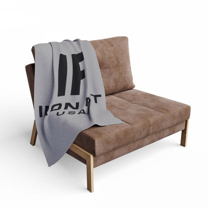 Arctic Fleece Blanket - Soft Warm Throw for Cozy Nights, Gym Lovers Gift, Modern Home Decor, Workout Blanket, Holiday Present