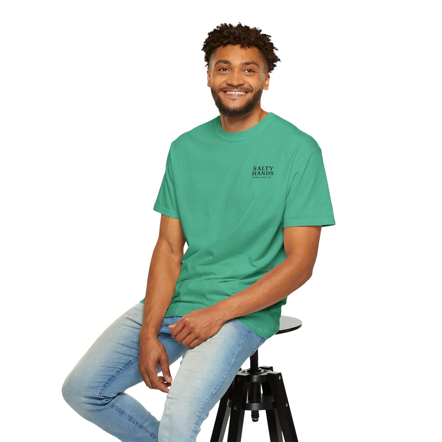Salty Hands Surf & Sun T-Shirt — Crystal Coast Graphic Tee