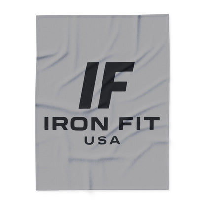 Arctic Fleece Blanket - Soft Warm Throw for Cozy Nights, Gym Lovers Gift, Modern Home Decor, Workout Blanket, Holiday Present