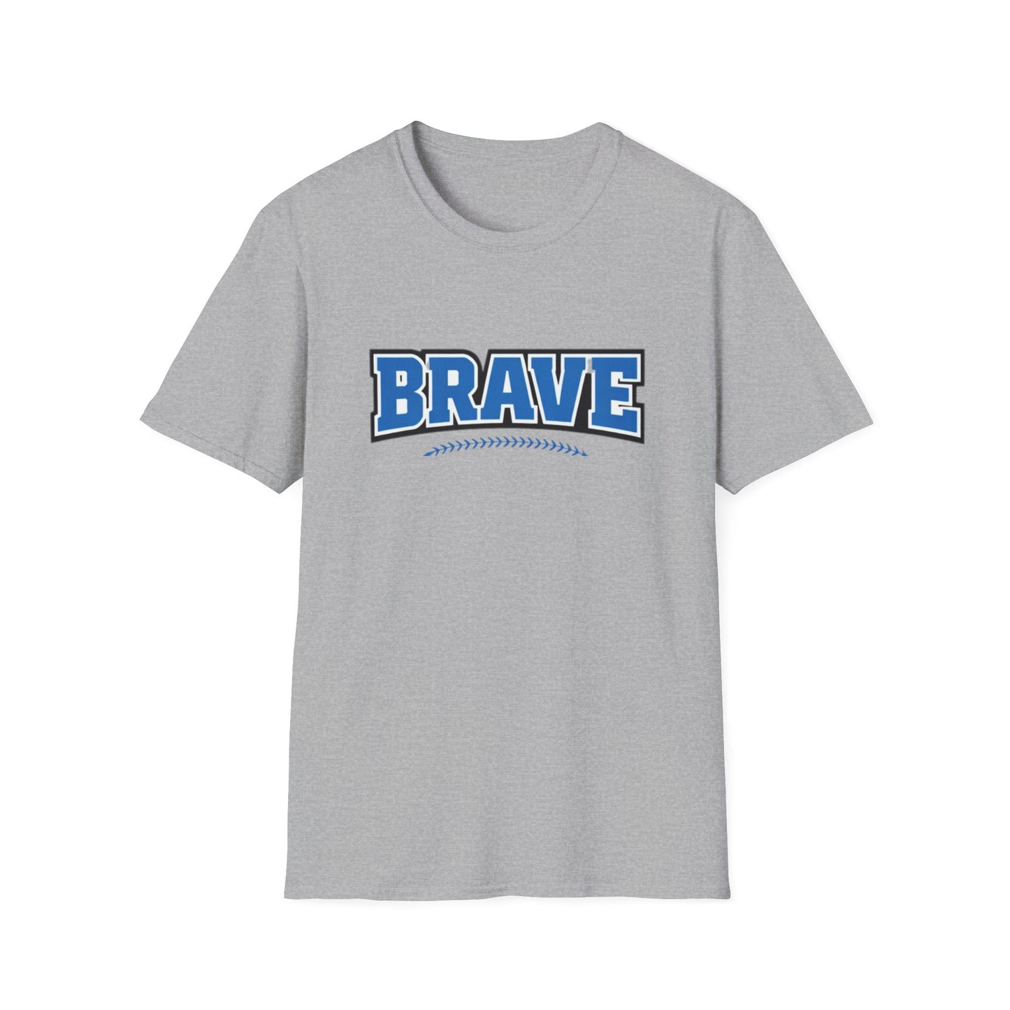 Brave Baseball Graphic T-Shirt — Bold Team Spirit Tee