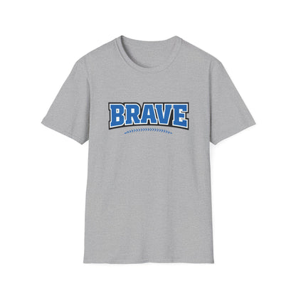 Brave Baseball Graphic T-Shirt — Bold Team Spirit Tee