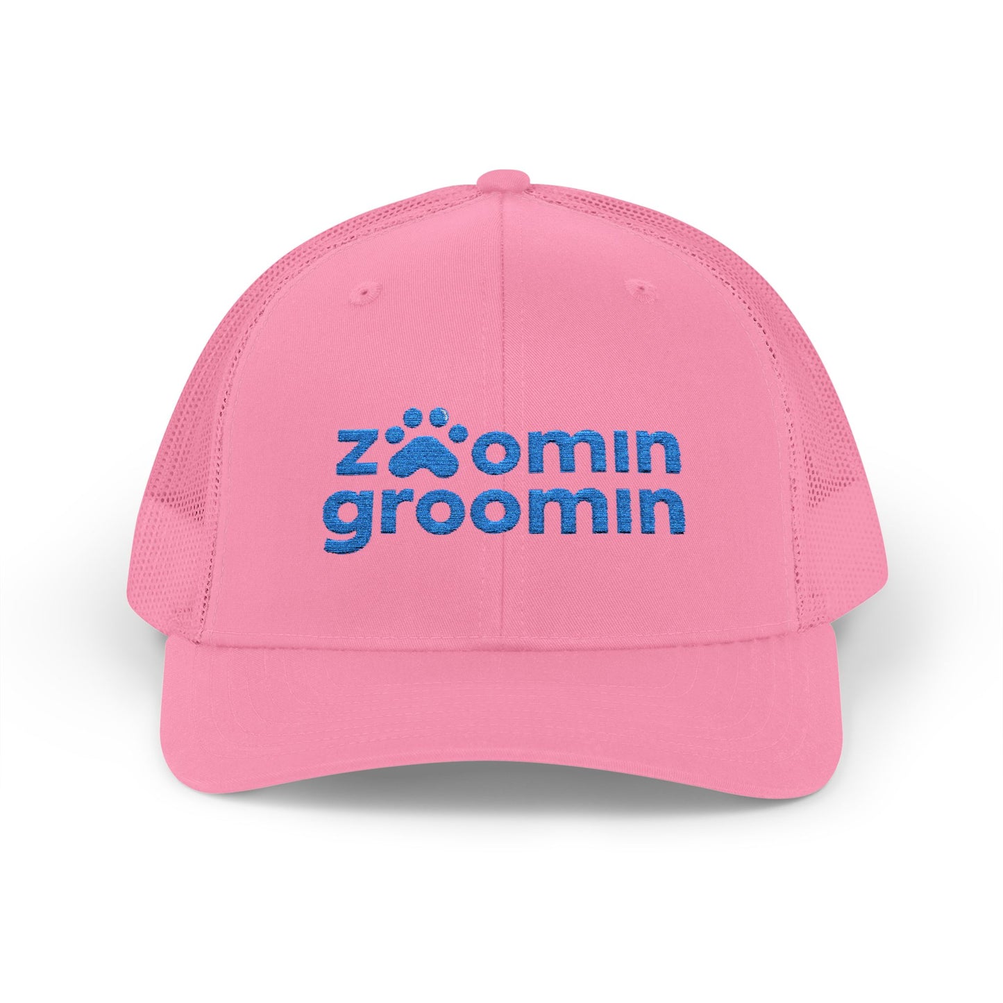 Embroidered Zoomin Groomin Snapback Trucker Cap - Perfect Gift for Pet Lovers, Dog Groomers, Animal Enthusiasts, Casual Wear, Fun Accessories