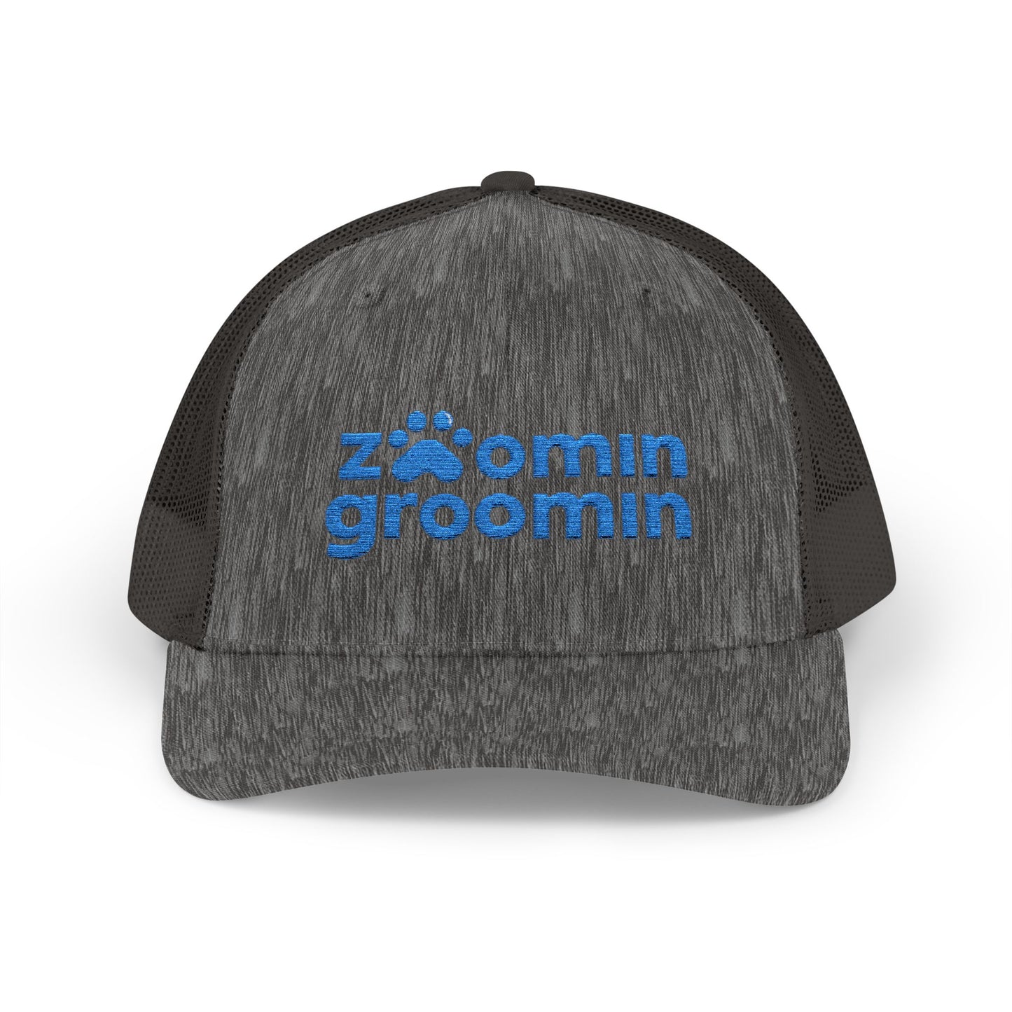 Embroidered Zoomin Groomin Snapback Trucker Cap - Perfect Gift for Pet Lovers, Dog Groomers, Animal Enthusiasts, Casual Wear, Fun Accessories