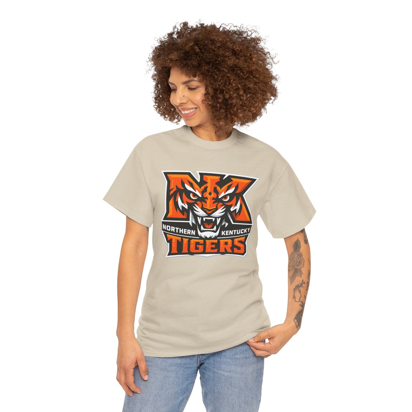 Northern Kentucky Tigers Orange Mascot Logo Tee