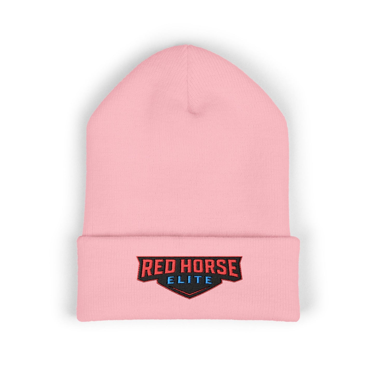 Red Horse Elite Embroidered Cuffed Beanie