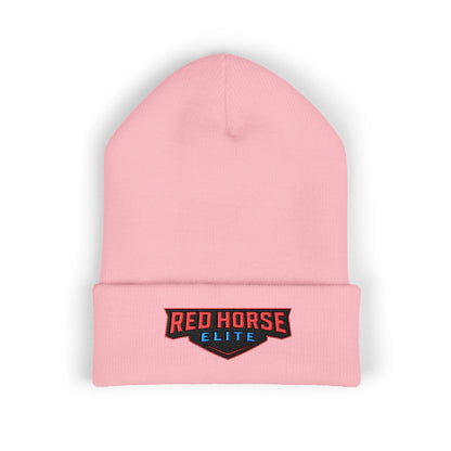 Red Horse Elite Embroidered Cuffed Beanie