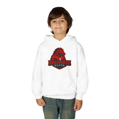 Youth Hoodie — Red Horse Elite Sports Logo Sweatshirt