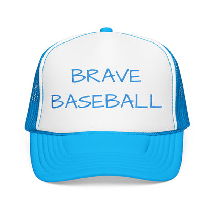 Brave Baseball Foam Trucker Hat