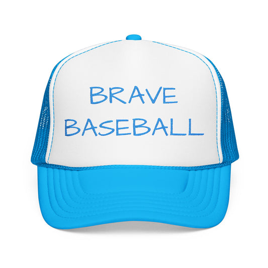 Brave Baseball Foam Trucker Hat