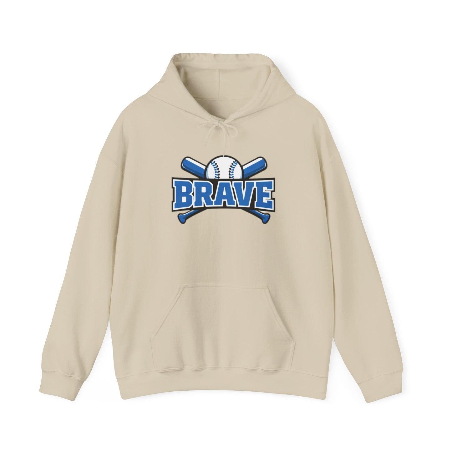 Brave Baseball Hoodie –  Team Spirit Pullover