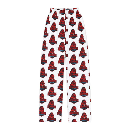 Kids Lounge Pants — Red Horse Mascot AOP Cozy Sleep & Play Pants