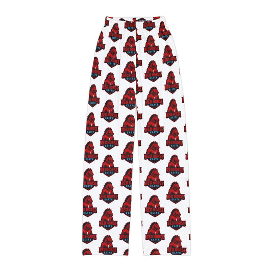 Kids Lounge Pants — Red Horse Mascot AOP Cozy Sleep & Play Pants