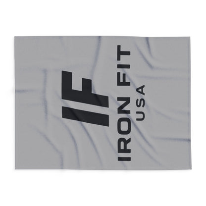 Arctic Fleece Blanket - Soft Warm Throw for Cozy Nights, Gym Lovers Gift, Modern Home Decor, Workout Blanket, Holiday Present