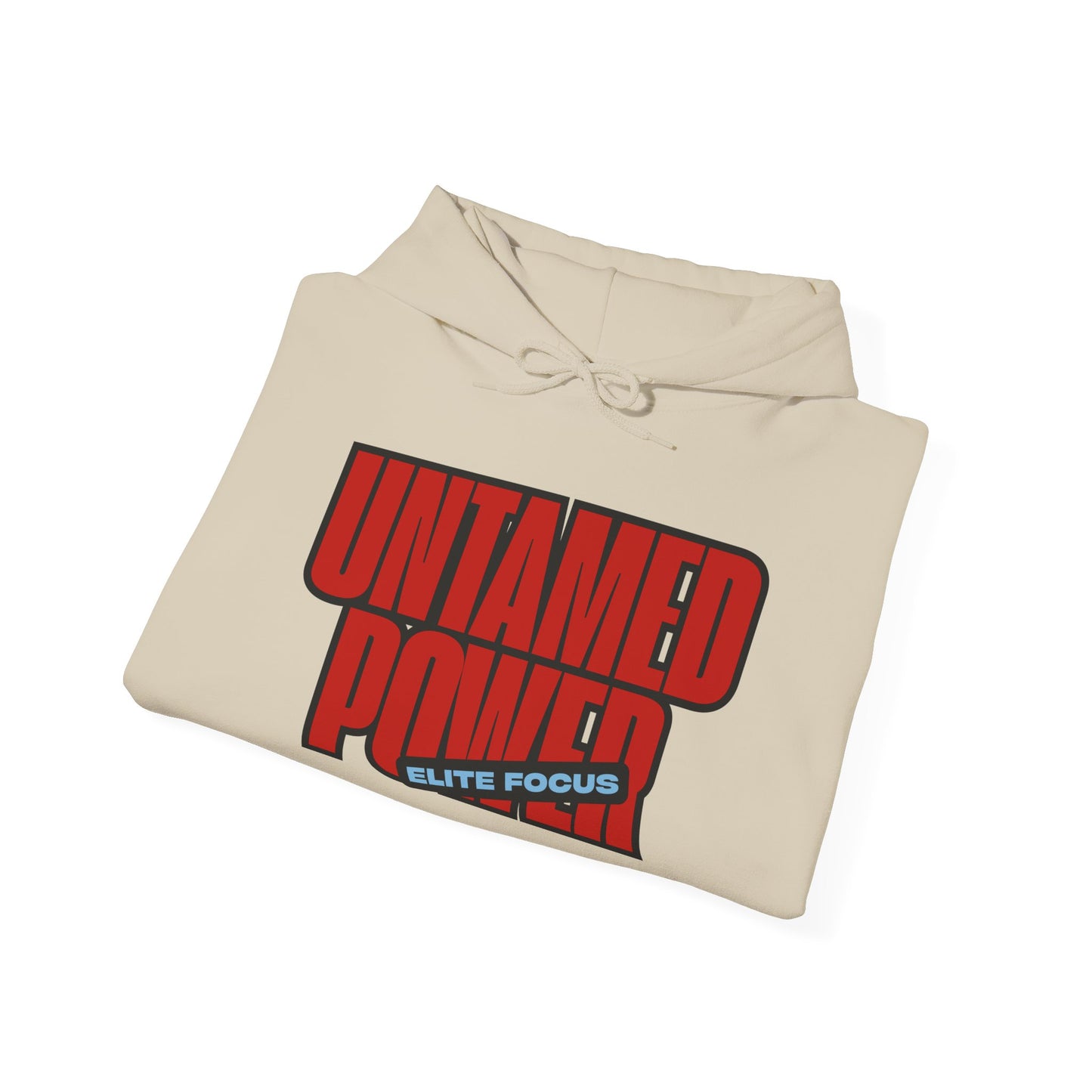 Untamed Power Hoodie — Bold Red 'Untamed Power' Graphic Sweatshirt