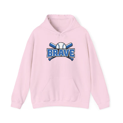 Brave Baseball Hoodie –  Team Spirit Pullover