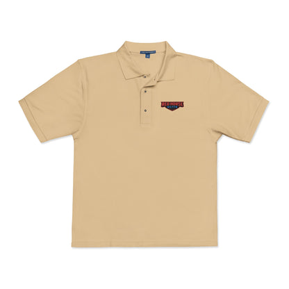 Embroidered Red Horse Elite Polo Shirt