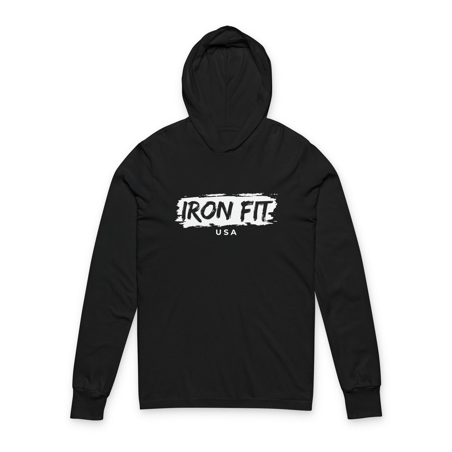 Iron Fit Hooded Long Sleeve Tee – Light Feel. Bold Energy.