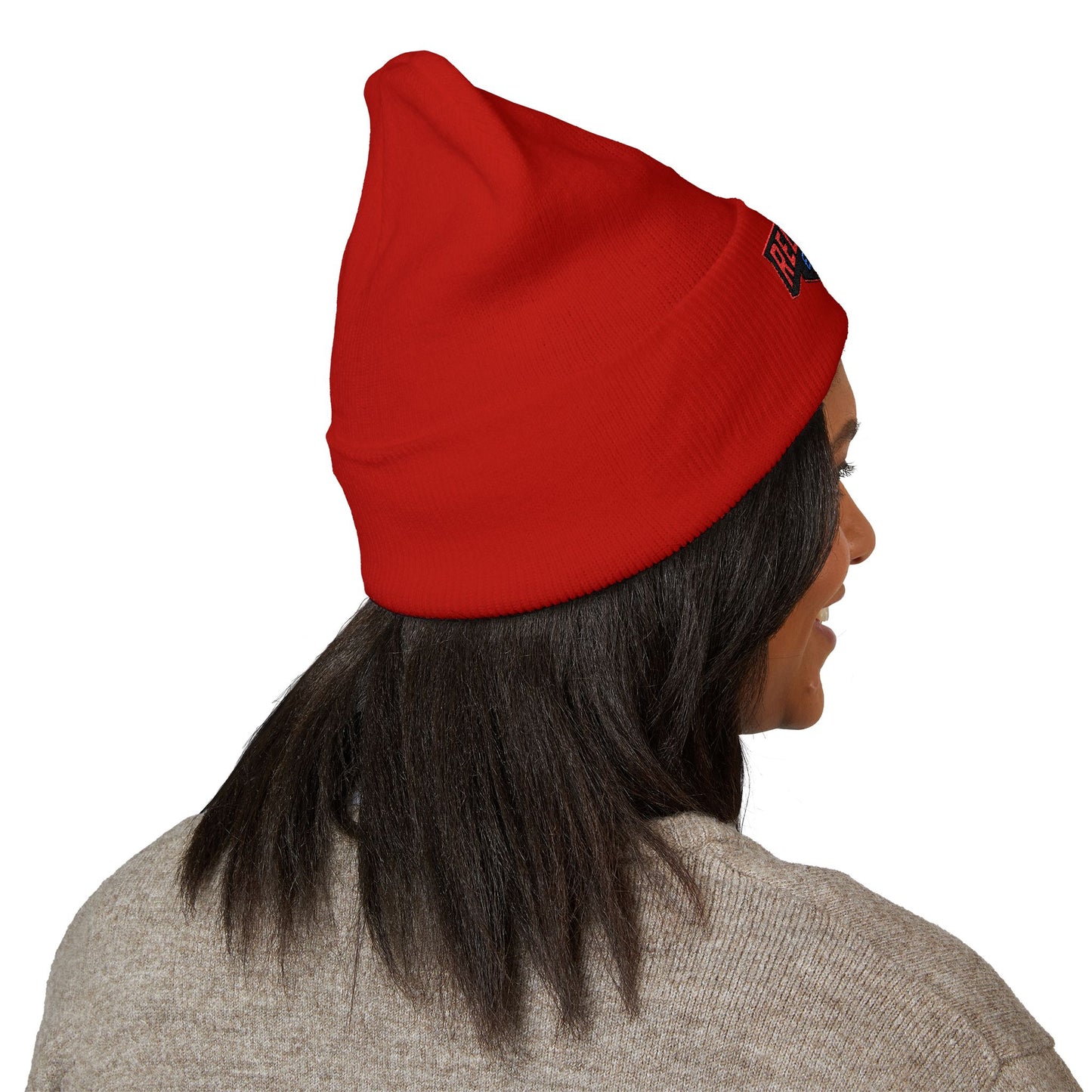 Red Horse Elite Embroidered Cuffed Beanie
