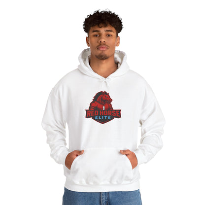 Red Horse Elite Logo Hoodie – Athletic Team Pullover