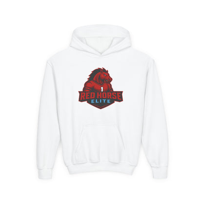 Youth Hoodie — Red Horse Elite Sports Logo Sweatshirt