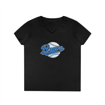 Brave Baseball V-Neck Tee