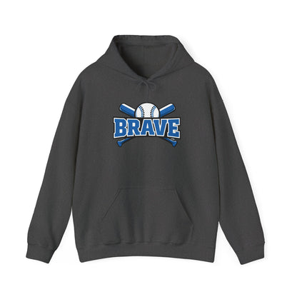 Brave Baseball Hoodie –  Team Spirit Pullover