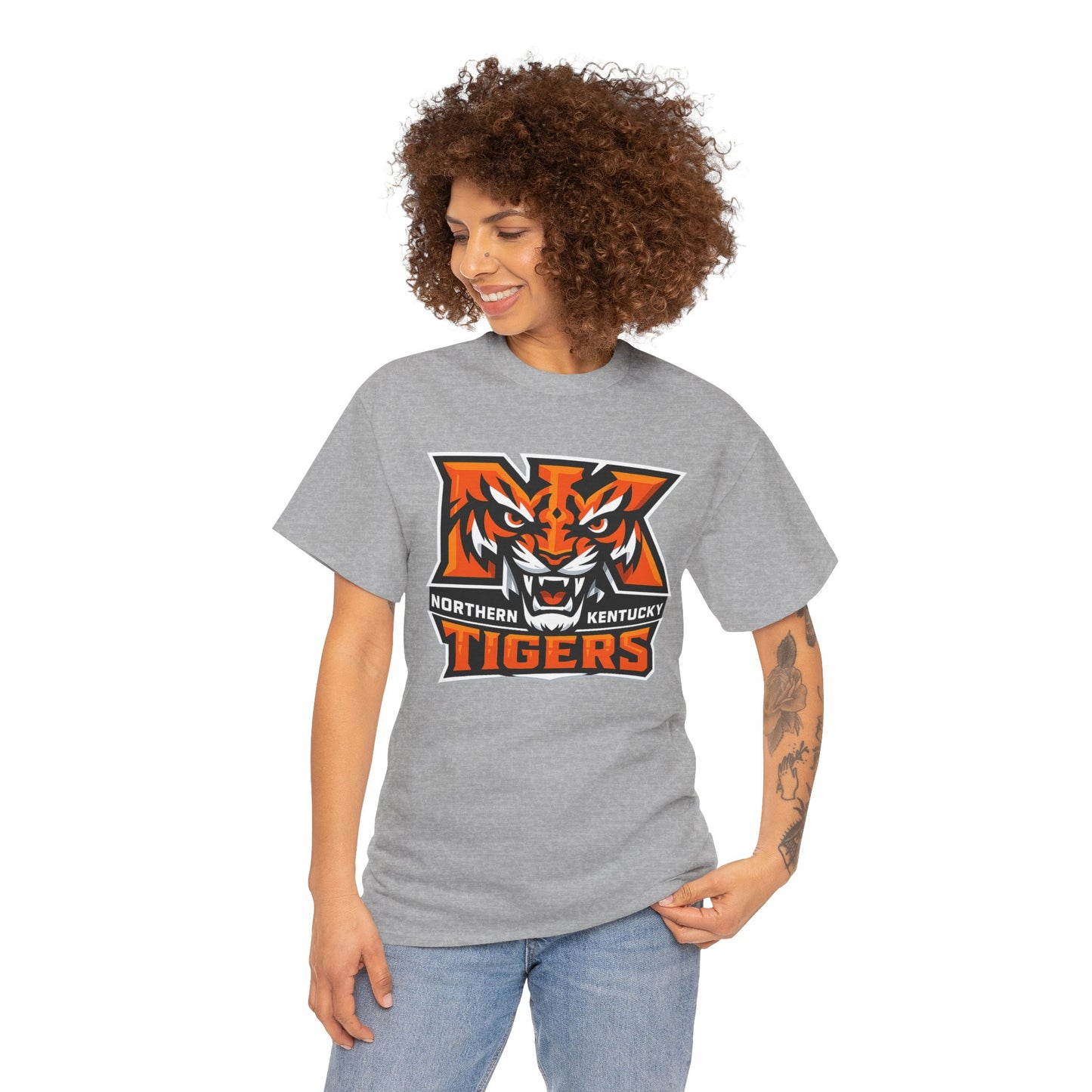 Northern Kentucky Tigers Orange Mascot Logo Tee